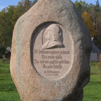 Eglaine, Vecā Stendera piemiņas akmens